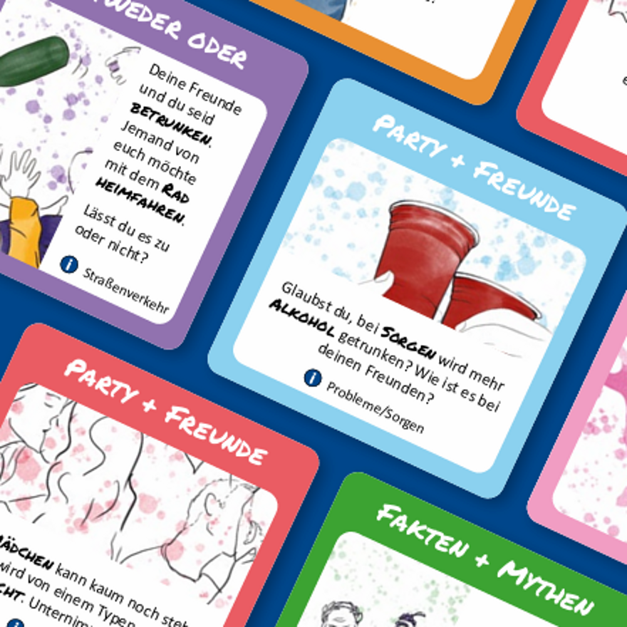 Abbildung des Memo-Spiels zur Alkoholprävention