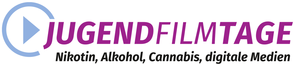Logo JugendFilmTage Nikotin, Alkohol, Cannabis, digitale Medien