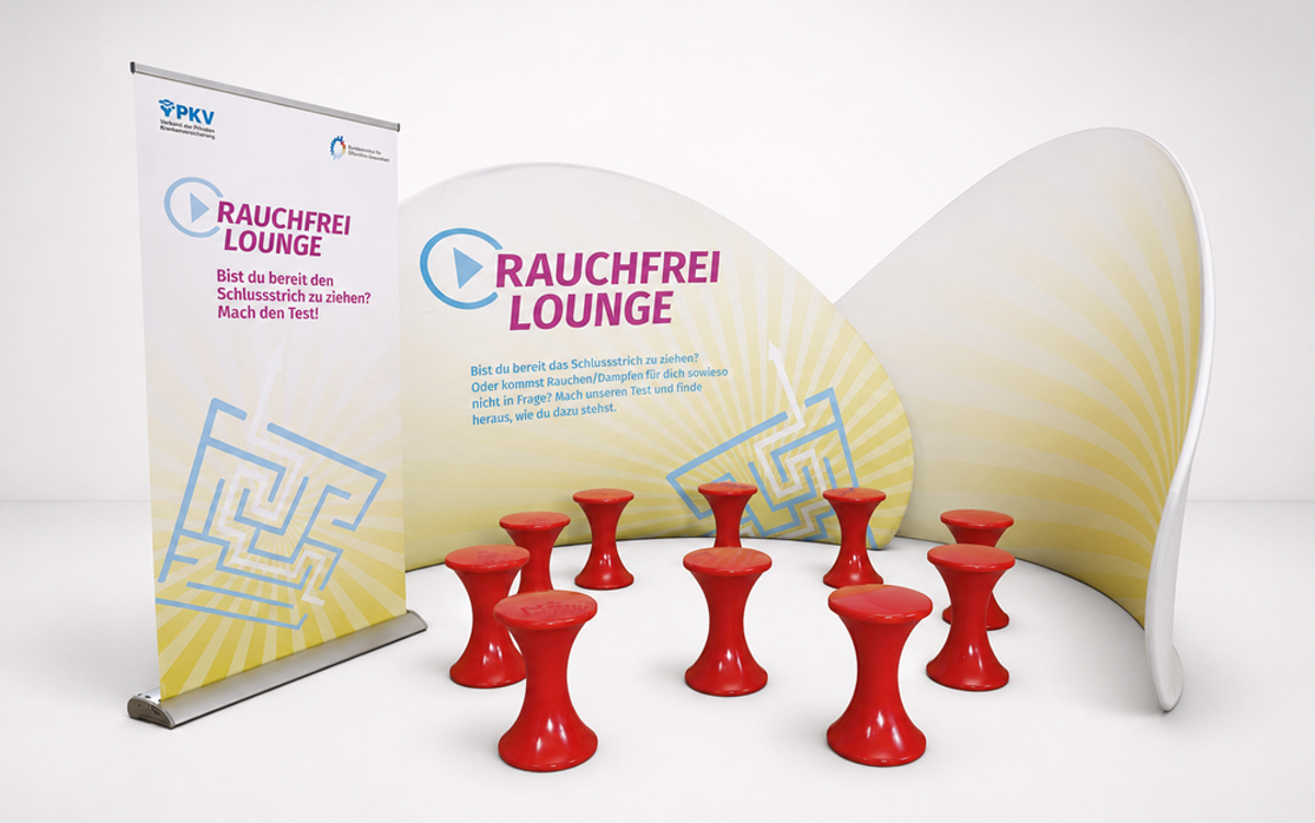 Mitmach-Station: Rauchfrei-Lounge