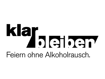 Logo Klar bleiben Feiern ohne Alkoholrausch.