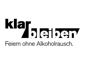 Logo Klar bleiben Feiern ohne Alkoholrausch.