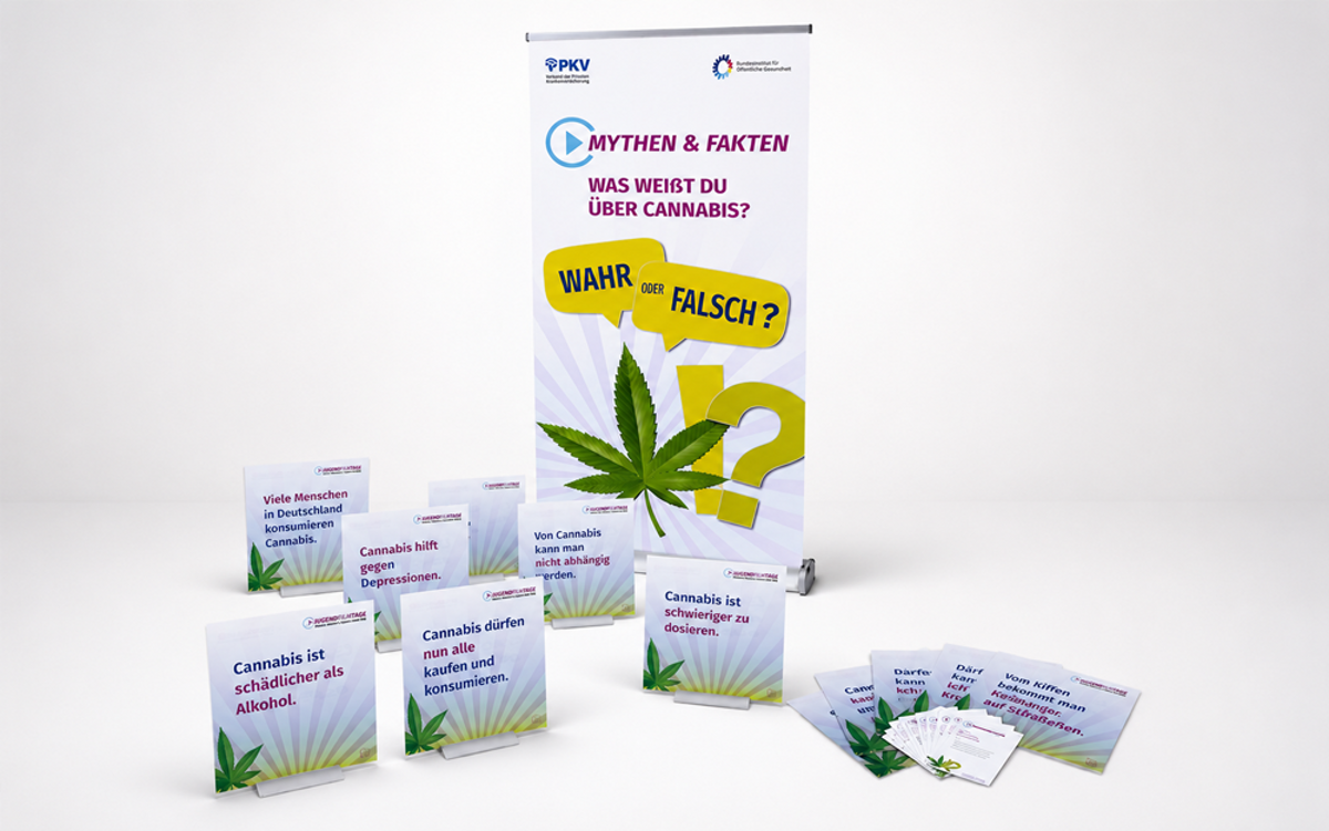 Aufsteller Cannabis